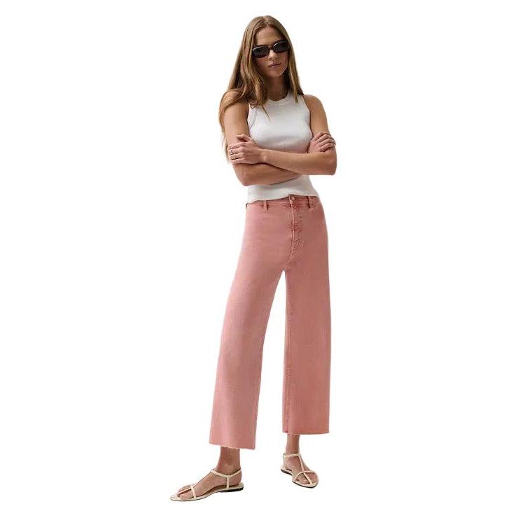 Pistola Women's Penny High Rise Wide Leg Pants-Women's Clothing-Coral Rose-24/00-Kevin's Fine Outdoor Gear & Apparel