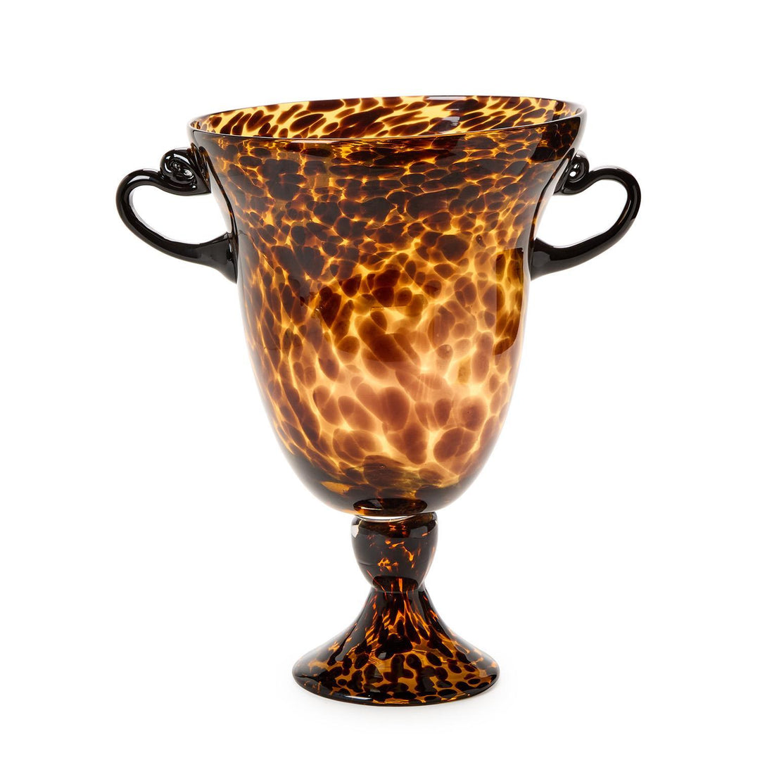 12" Tortoise Etruscan Style Hand Blown Glass Vase-Home/Giftware-Kevin's Fine Outdoor Gear & Apparel