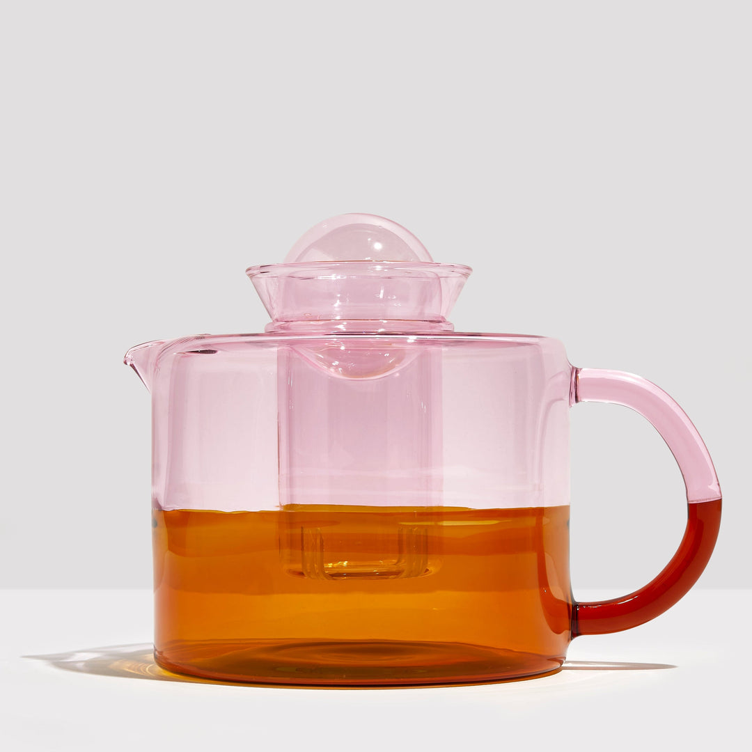 Fazeek Two Tone Teapot-Home/Giftware-Pink + Amber-Kevin's Fine Outdoor Gear & Apparel