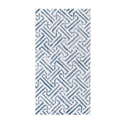 Vietri Papersoft Napkins Greek Key Guest Towels (Pack Of 20)-Home/Giftware-Blue-Kevin's Fine Outdoor Gear & Apparel