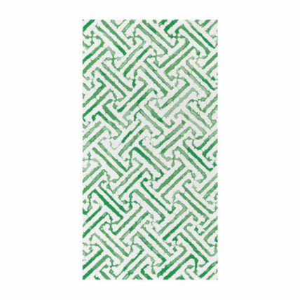 Vietri Papersoft Napkins Greek Key Guest Towels (Pack Of 20)-Home/Giftware-Green-Kevin's Fine Outdoor Gear & Apparel