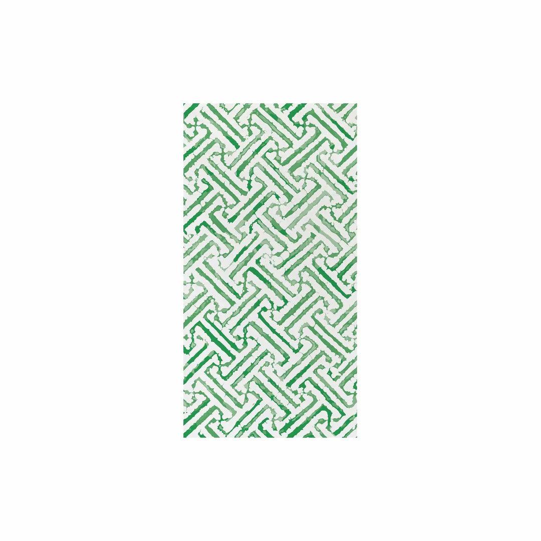 Vietri Papersoft Napkins Guest Towels (Pack Of 20)-Home/Giftware-Greek Key Green-Kevin's Fine Outdoor Gear & Apparel
