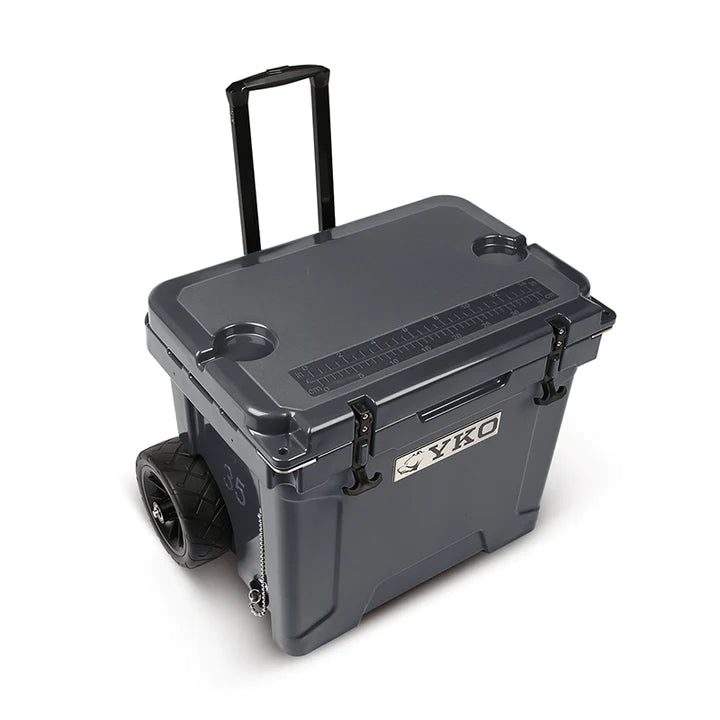 Yukon Outfitters Party Wagon 35 Wheeled Hard Cooler-Hunting/Outdoors-Charcoal-Kevin's Fine Outdoor Gear & Apparel