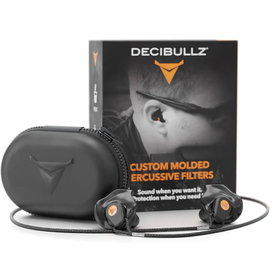 Decibullz Percussive Shooting Filter Earplugs-Hunting/Outdoors-Black-Kevin's Fine Outdoor Gear & Apparel