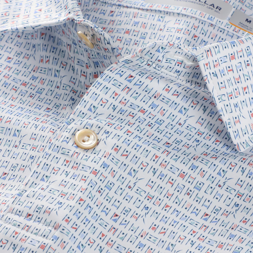 Peter Millar Featherweight Cornhole Performance Polo-Men's Clothing-Kevin's Fine Outdoor Gear & Apparel