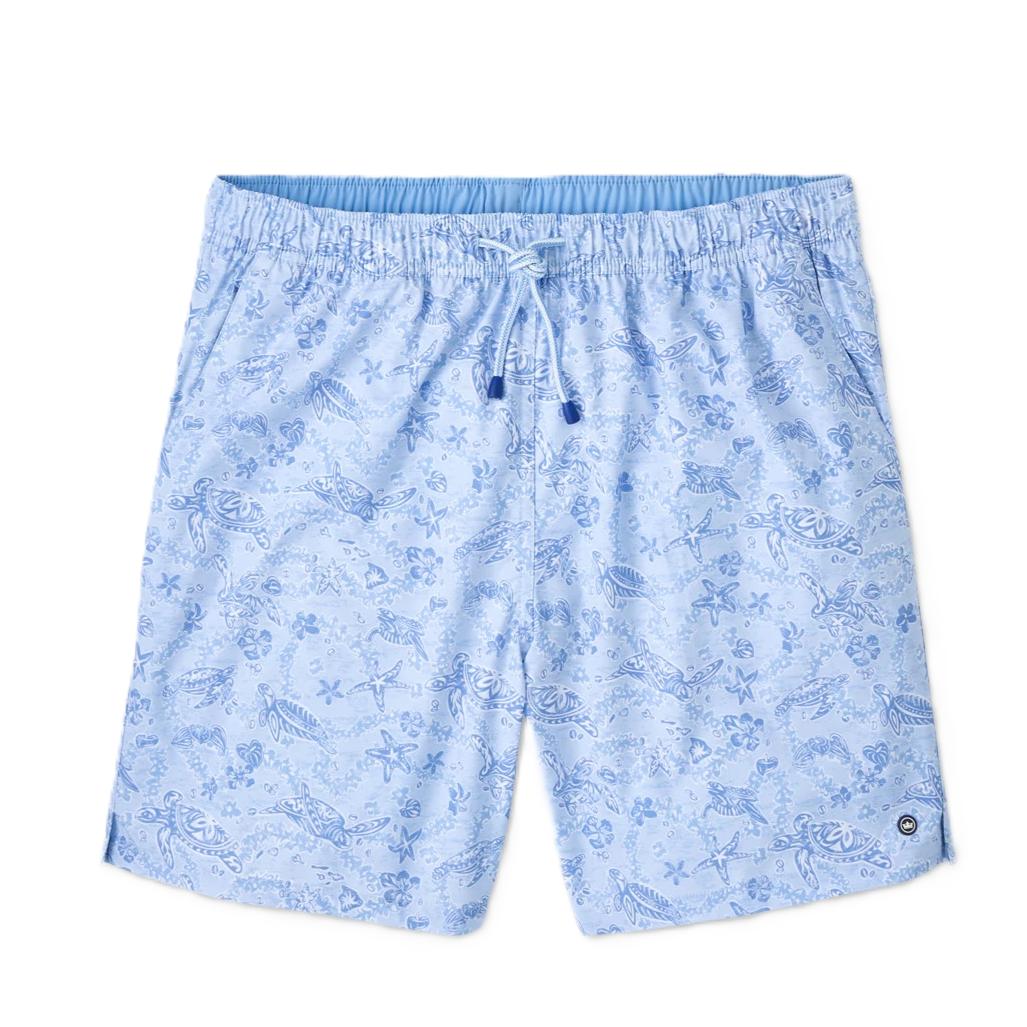 Peter Millar Oahu Swim Trunk-Men's Clothing-Stream Blue-S-Kevin's Fine Outdoor Gear & Apparel