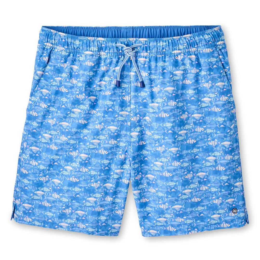 Peter Millar Sunfish Swim Trunk-Men's Clothing-Marina Blue-S-Kevin's Fine Outdoor Gear & Apparel