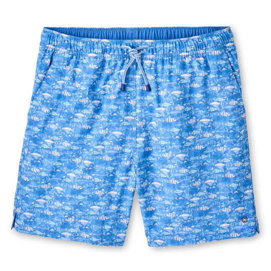 Peter Millar Sunfish Swim Trunk-Men's Clothing-Marina Blue-S-Kevin's Fine Outdoor Gear & Apparel