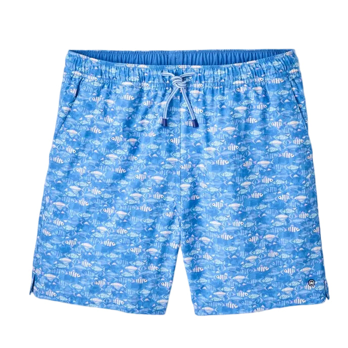 Peter Millar Sunfish Swim Trunk-Men's Clothing-Marina Blue-S-Kevin's Fine Outdoor Gear & Apparel