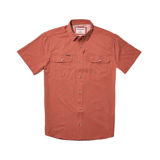 Poncho The Tybee Original Short Sleeve Shirt-Men's Clothing-Red Clay-M-Kevin's Fine Outdoor Gear & Apparel