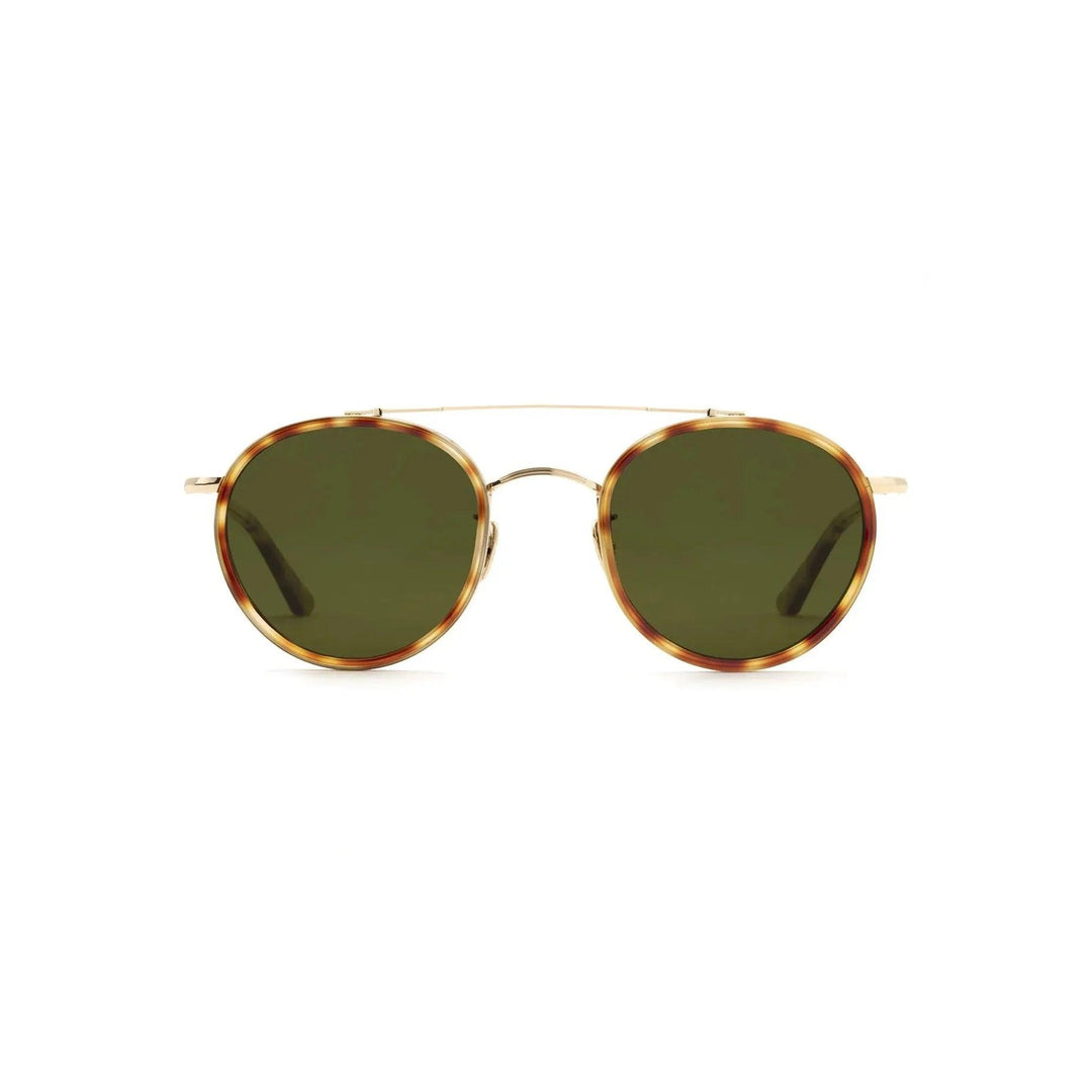 Krewe "Porter" Sunglasses-Sunglasses-12K Titanium + Hawksbill-Grass Green (P)-Kevin's Fine Outdoor Gear & Apparel