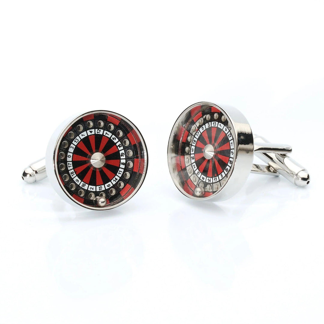 Roulette Wheel Cufflinks-Jewelry-Kevin's Fine Outdoor Gear & Apparel