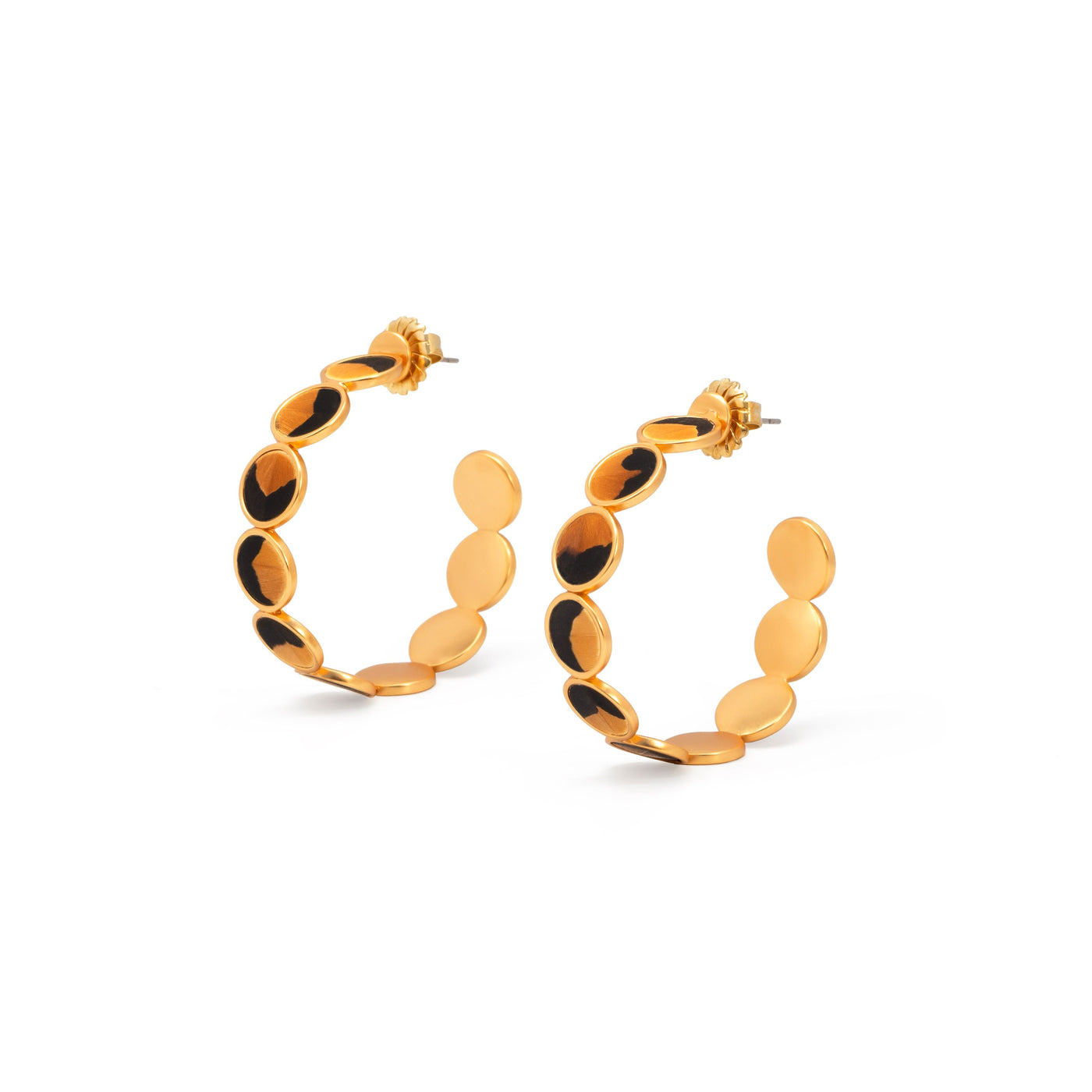 Brackish Coleen Pheasant Feather Hoop Earring-Jewelry-Kevin's Fine Outdoor Gear & Apparel
