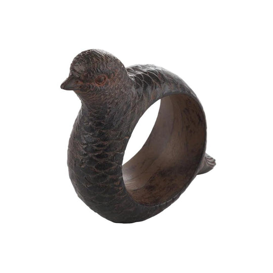 Kevin's Pheasant and Quail Napkin Rings-Home/Giftware-Quail - Brown Resin-Kevin's Fine Outdoor Gear & Apparel