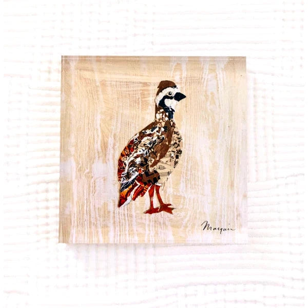 Quail Acrylic Block by Marquin Designs--Kevin's Fine Outdoor Gear & Apparel