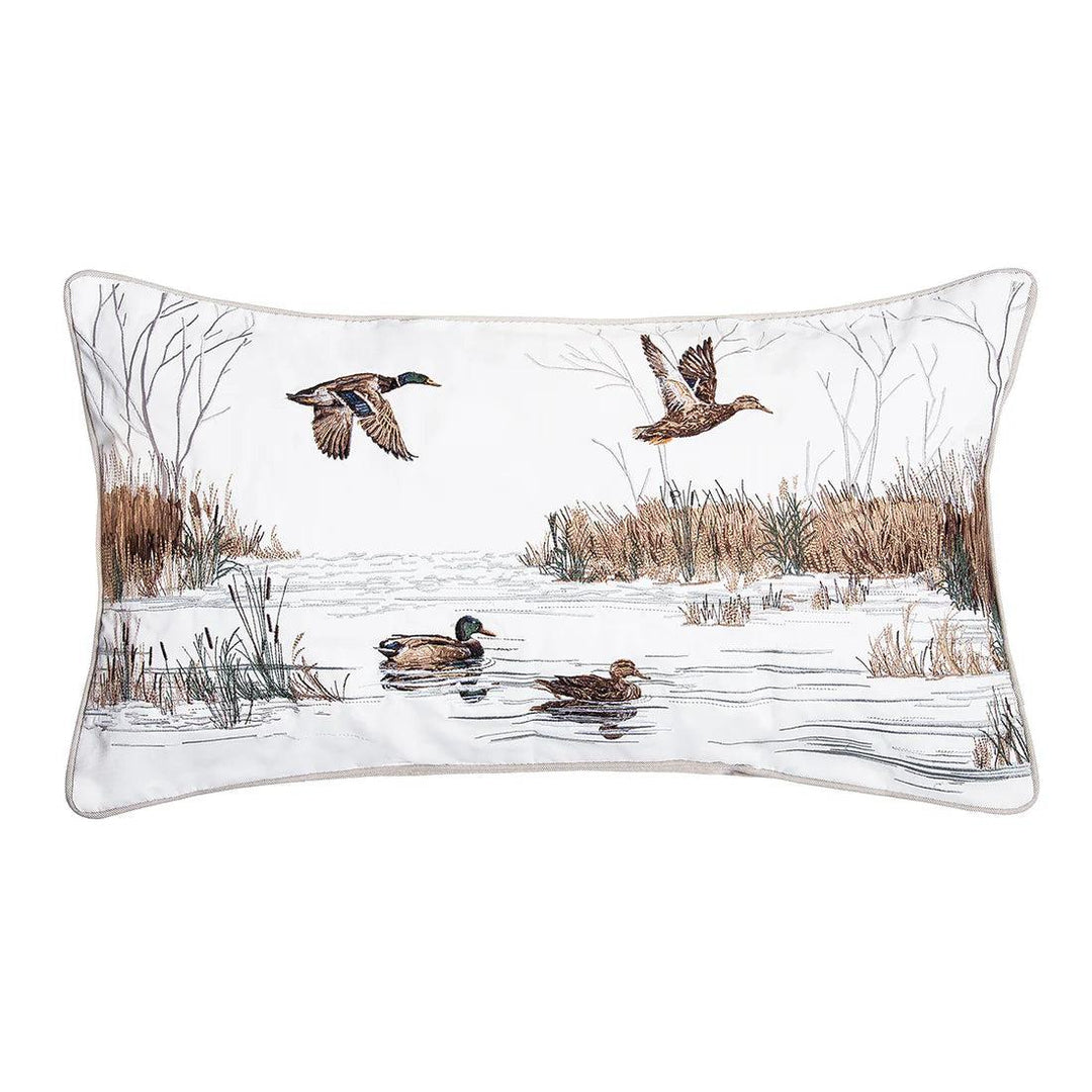 In The Marsh Limited Edition Mallard 14" x 26" x 5" Pillow-Home/Giftware-Kevin's Fine Outdoor Gear & Apparel