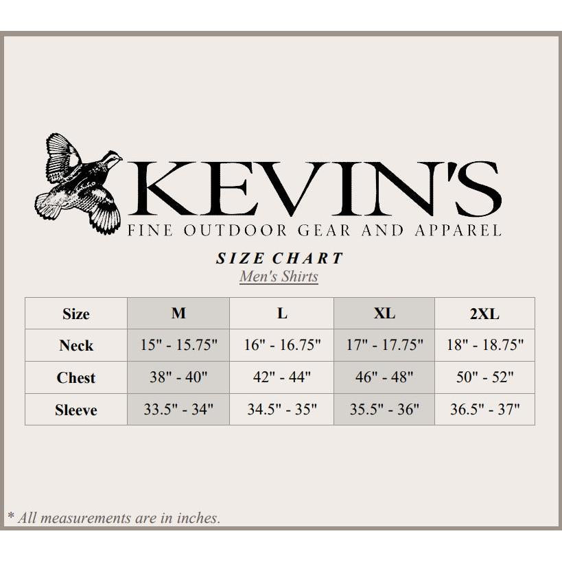 Kevin's Custom COOLMAX Long Sleeve Shirt-Men's Clothing-Kevin's Fine Outdoor Gear & Apparel