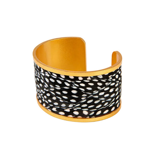 Brackish Courtney Guinea Wide Cuff Gold Bracelets-Jewelry-Kevin's Fine Outdoor Gear & Apparel