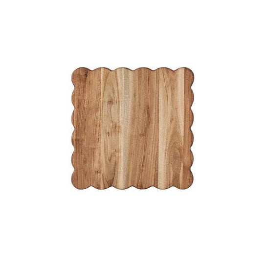Square Scalloped Cutting Board-Home/Giftware-12" M-Kevin's Fine Outdoor Gear & Apparel