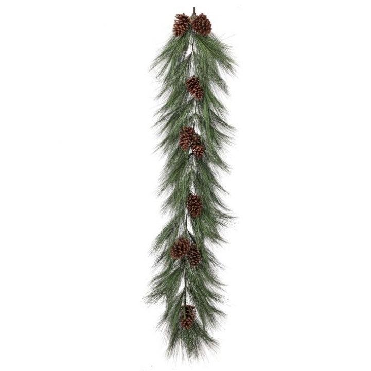 60" Horsetail Pine Garland w/ Cone-Home/Giftware-Kevin's Fine Outdoor Gear & Apparel