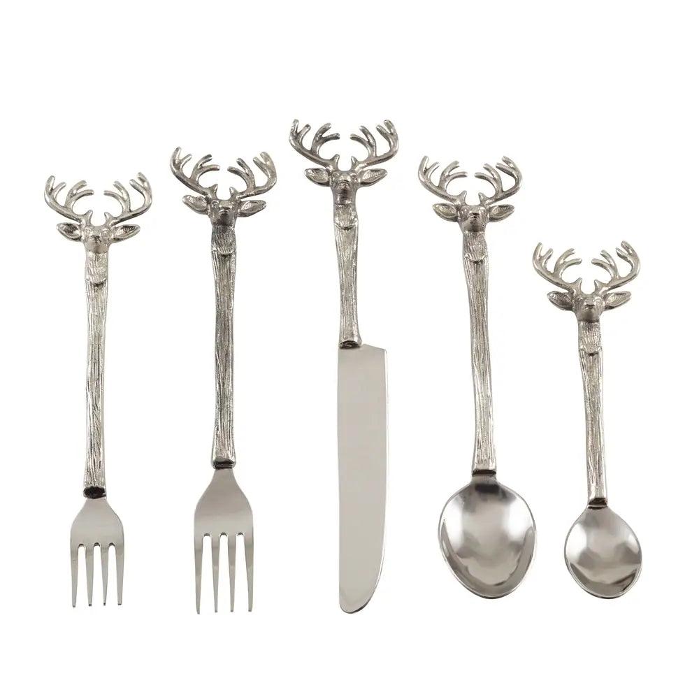 Reindeer Flatware (Set of 5)-Home/Giftware-Kevin's Fine Outdoor Gear & Apparel