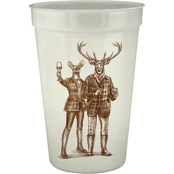 Alexa Pulitzer Pearlized 16 oz Cups (12 pack)-Home/Giftware-Reindeer Romp-Kevin's Fine Outdoor Gear & Apparel