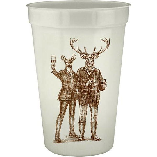 Alexa Pulitzer Pearlized 16 oz Cups (12 pack)-Home/Giftware-Reindeer Romp-Kevin's Fine Outdoor Gear & Apparel