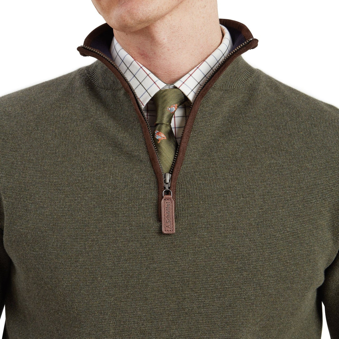 Schoffel Men's Angus Aerobloc 1/4 Zip Jumper