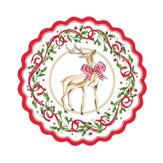 Sophistiplate Holly Berry Salad Plates-Home/Giftware-Kevin's Fine Outdoor Gear & Apparel