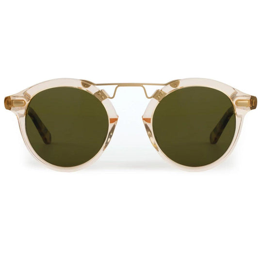 Krewe "STL II" Sunglasses-Sunglasses-Haze + Iberia 12K Polarized-Grass Green (P)-Kevin's Fine Outdoor Gear & Apparel