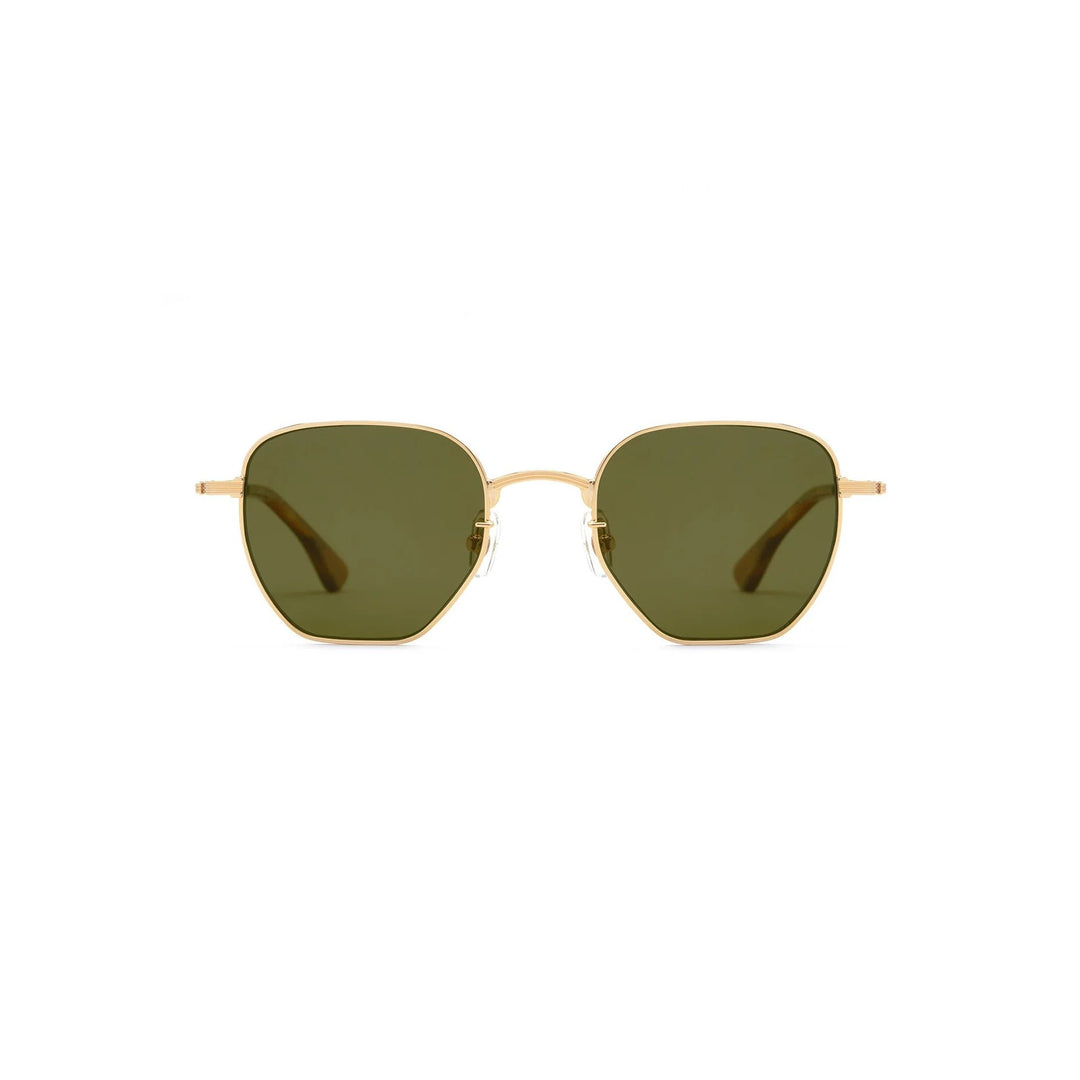 Krewe " Troy " Sunglasses-Sunglasses-18K + Tobacco-Grass Green (P)-Kevin's Fine Outdoor Gear & Apparel