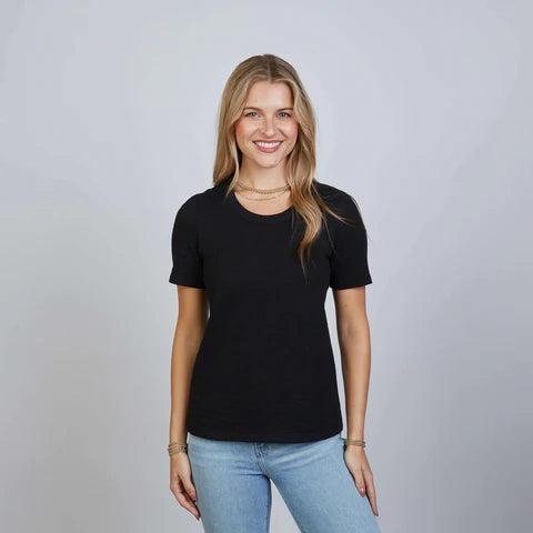 Erin Gray Saturday Short-Sleeve Tee-Women's Clothing-Black-XS-Kevin's Fine Outdoor Gear & Apparel