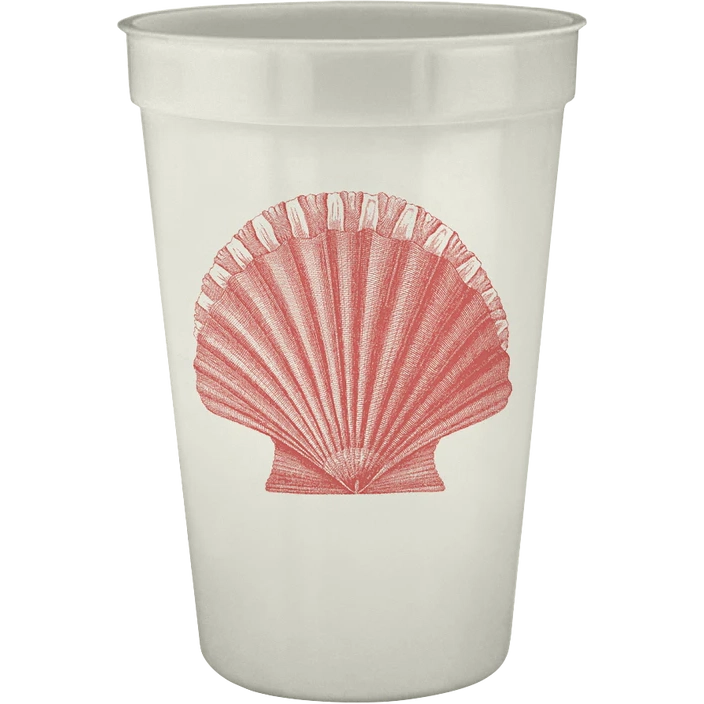 Alexa Pulitzer Pearlized 16 oz cups 12 pk-Home/Giftware-SCALLOP-Kevin's Fine Outdoor Gear & Apparel