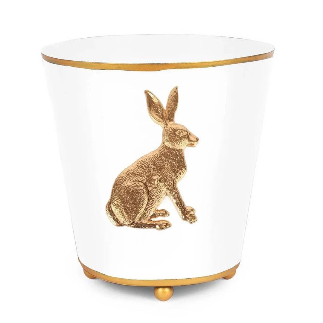 Regency Collection Round Rabbit Cachepot-Home/Giftware-White-One Size-Kevin's Fine Outdoor Gear & Apparel