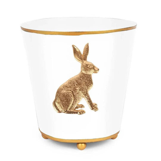 Regency Collection Round Rabbit Cachepot-Home/Giftware-White-One Size-Kevin's Fine Outdoor Gear & Apparel