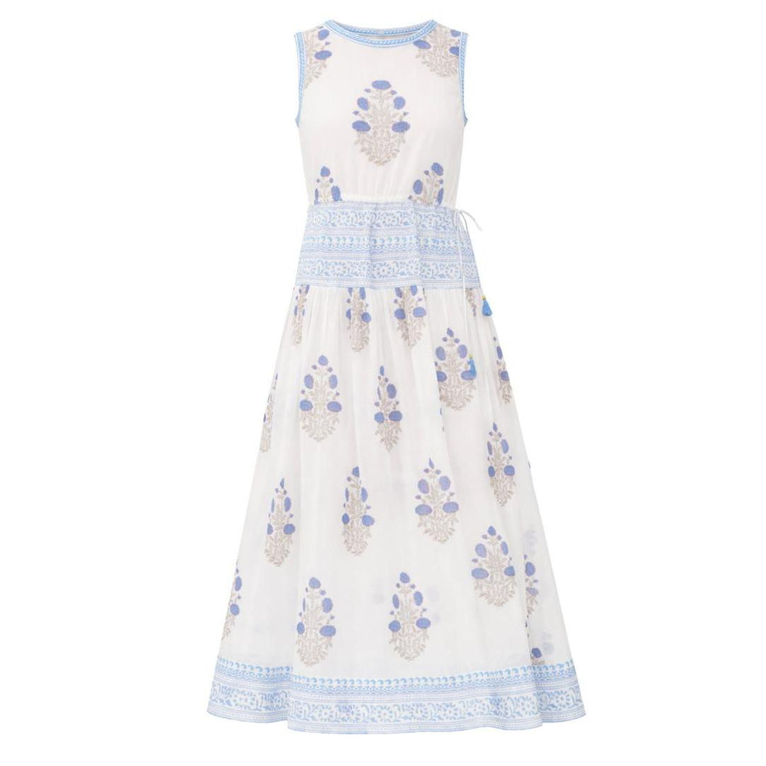 Oliphant Sleeveless Piped Maxi-Women's Clothing-Laguna Blue-XS-Kevin's Fine Outdoor Gear & Apparel