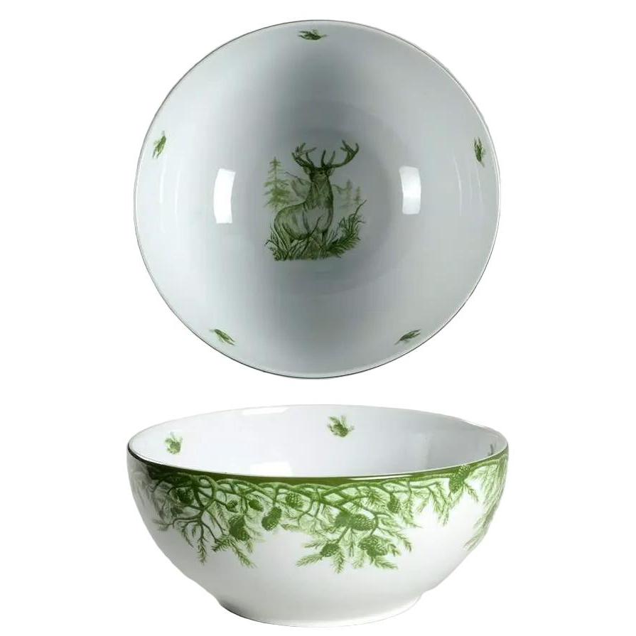 Green Deer 10" Service Bowl-Home/Giftware-Kevin's Fine Outdoor Gear & Apparel