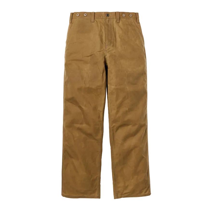 Filson Oil Single Tin Pants-Men's Clothing-Dark Tan-30-32-Kevin's Fine Outdoor Gear & Apparel