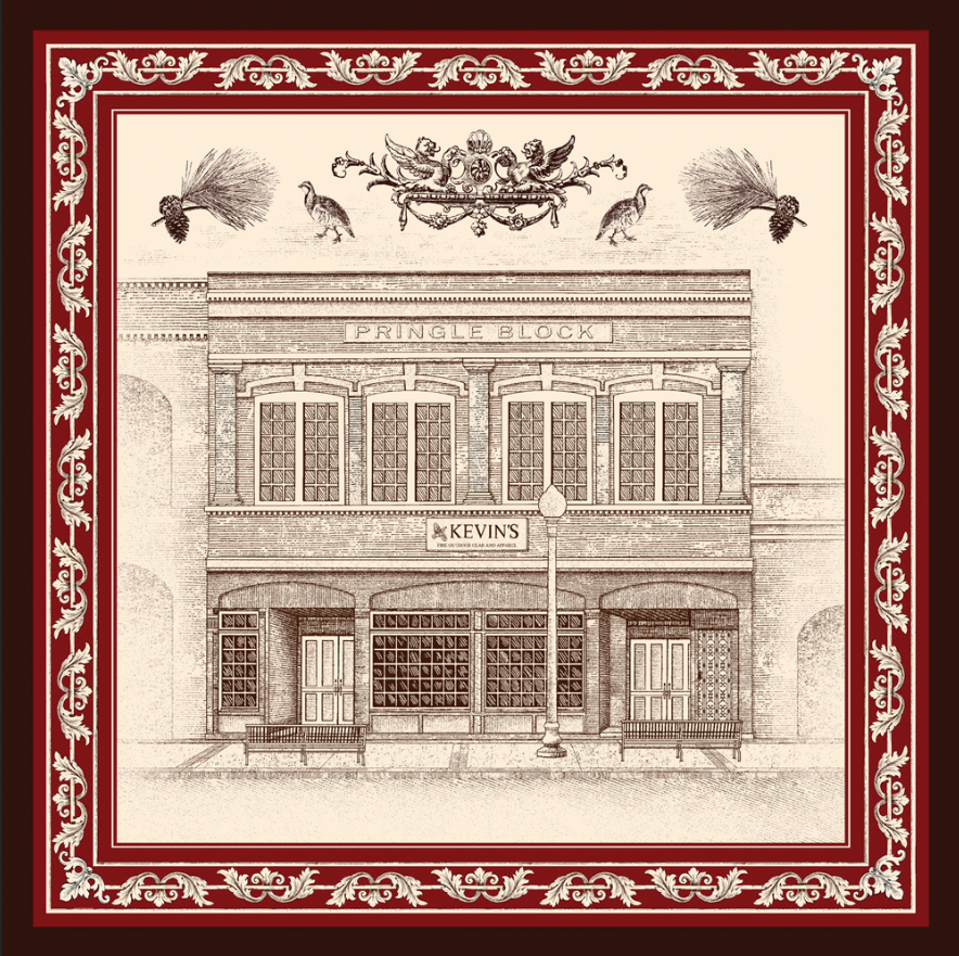 Kevin's Store Silk Pocket Square-Liquidate-RED-Kevin's Fine Outdoor Gear & Apparel