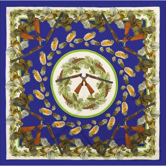 Kevin's Flying Quail Scarf-Women's Accessories-Royal Blue-Kevin's Fine Outdoor Gear & Apparel