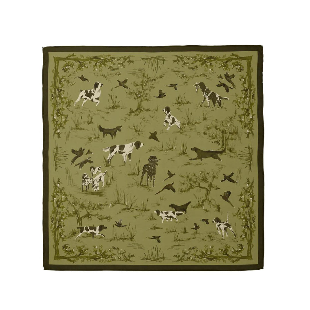 Bird Dog Silk Scarf-Women's Accessories-Kevin's Fine Outdoor Gear & Apparel