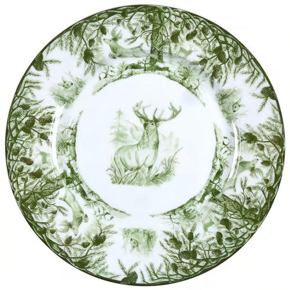 Green Deer 10" Dinner Plate-Home/Giftware-Kevin's Fine Outdoor Gear & Apparel