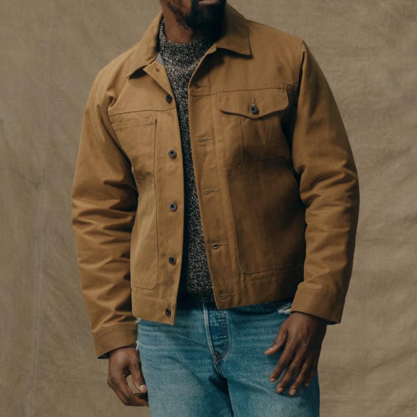 Filson Tin Cloth Short Lined Cruiser Jacket-Men's Clothing-Kevin's Fine Outdoor Gear & Apparel