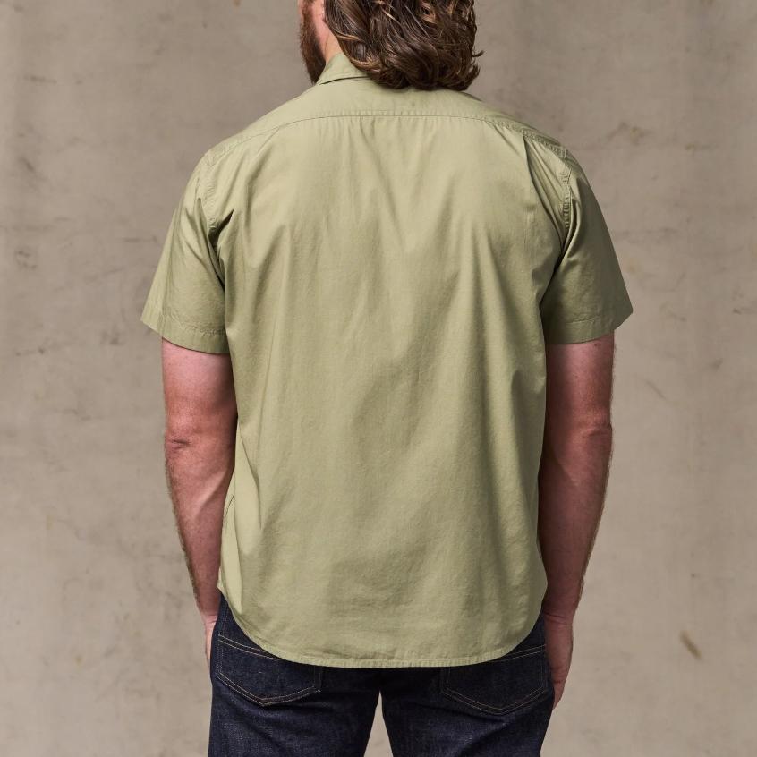 Filson Men's Washed Short Sleeve Feather Cloth Shirt-Men's Clothing-Kevin's Fine Outdoor Gear & Apparel