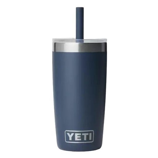 YETI Rambler Jr. 10 oz Kids Tumbler with Silicone Straw Lid-Hunting/Outdoors-Navy-Kevin's Fine Outdoor Gear & Apparel