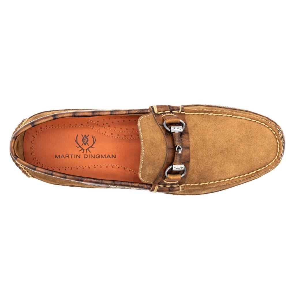 Martin Dingman Monte Carlo Water-Repellent Suede Horse Bit Loafer-Men's Footwear-Kevin's Fine Outdoor Gear & Apparel