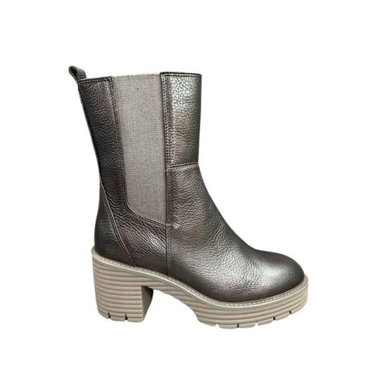 Softwaves Margo Side Zip Up Boot-Women's Footwear-Metal Taupe-EU 36 | US 6-Kevin's Fine Outdoor Gear & Apparel