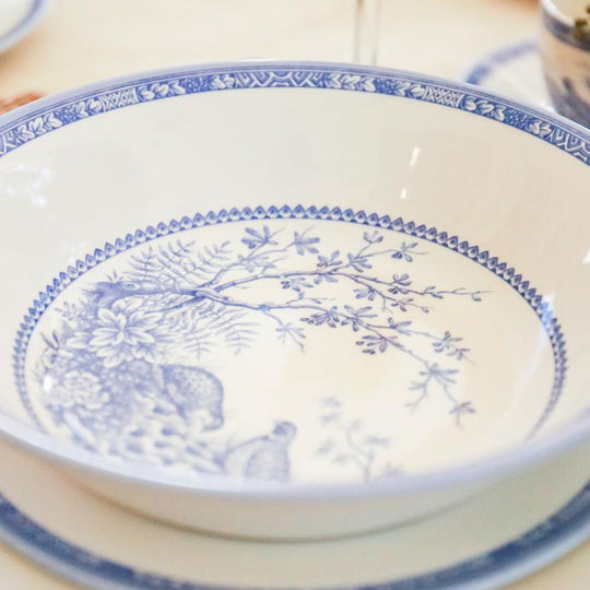 Quail China Round Vegetable Bowl-Home/Giftware-Kevin's Fine Outdoor Gear & Apparel