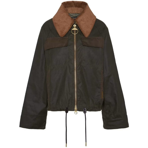 Barbour WAX FLYER JACKET A-2 ブルゾン ブラウン Barbour Wax Flyer Jacket Rustic Brown 3warrant Small Made in