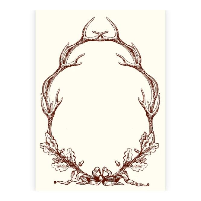 Alexa Pulitzer A6 Note Cards-Home/Giftware-Antler Wreathe-Kevin's Fine Outdoor Gear & Apparel